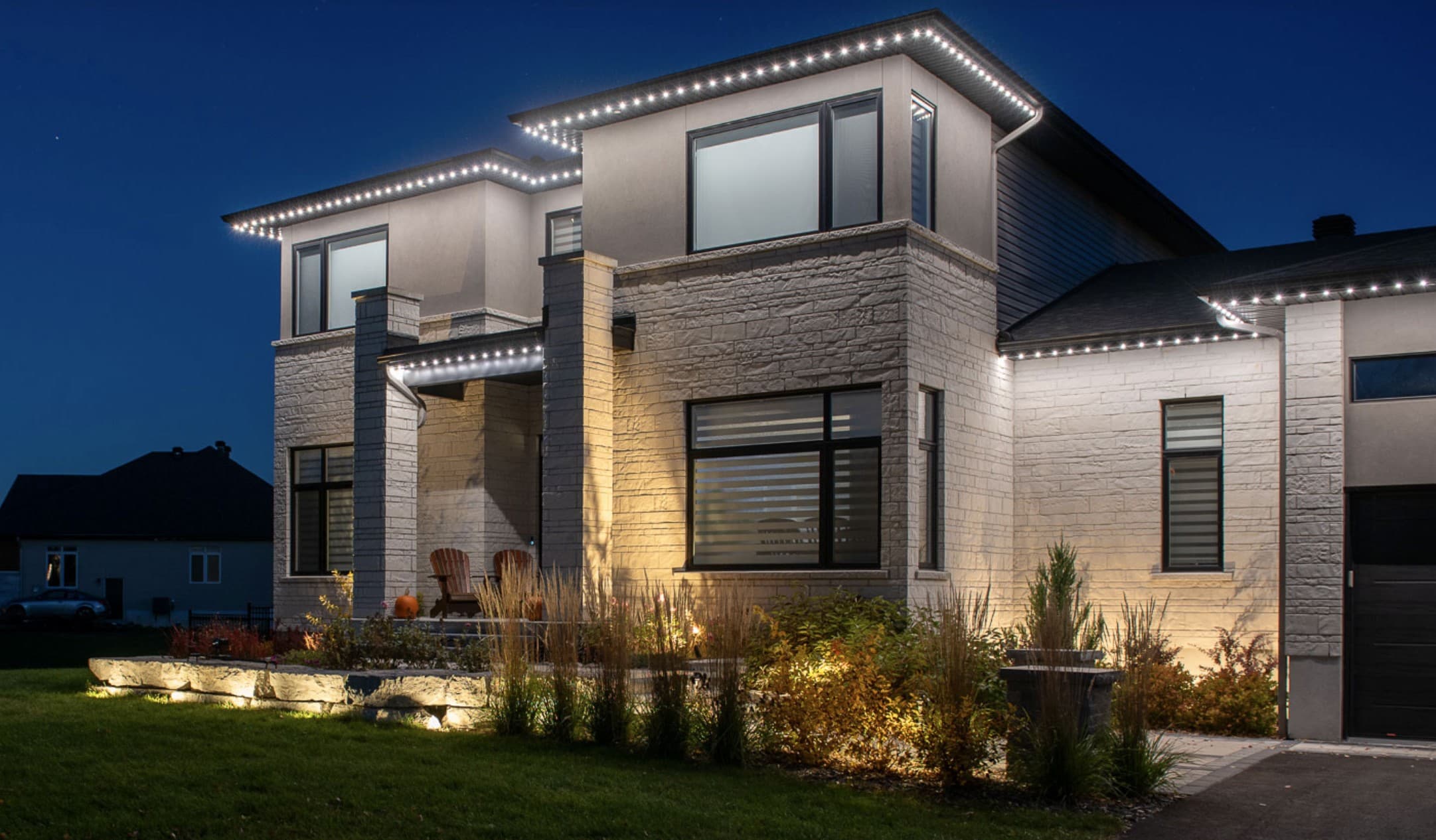 Landscape lighting example