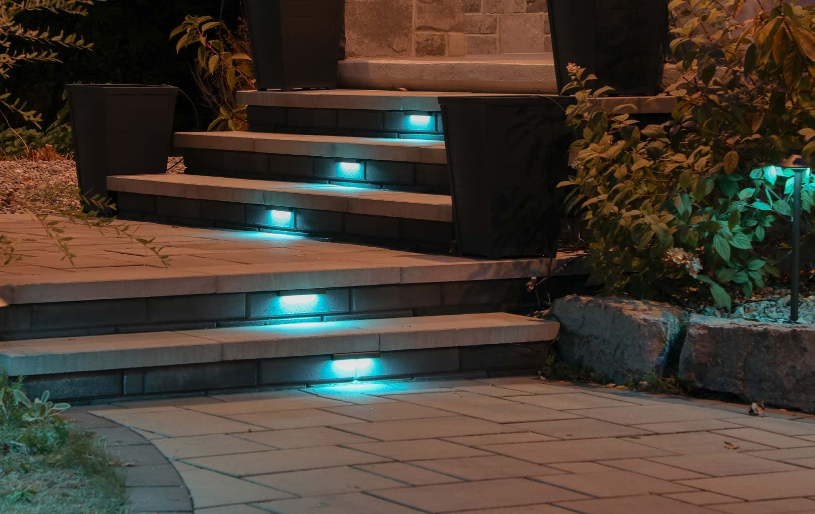 Landscape lighting example